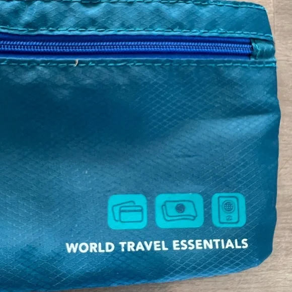 Travelon Teal Essentials Pouch RFID Shield - Picture 2 of 4